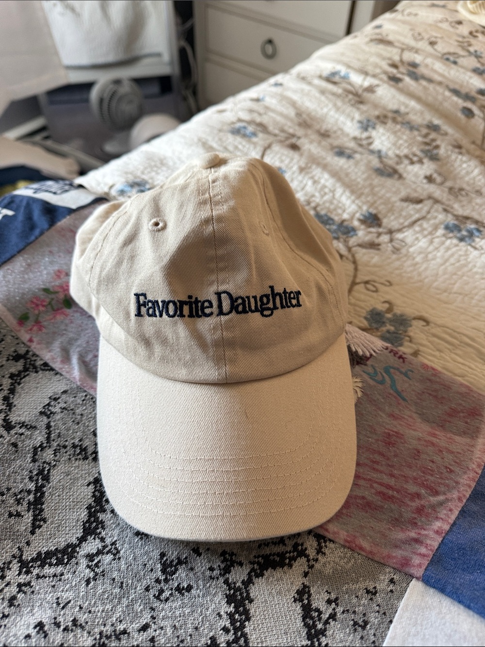 Favorite Daughter Beige Baseball Cap